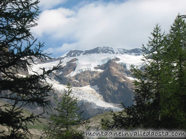 ghiacciai del monte rosa